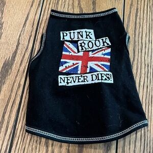 Punk Rock Never Dies tank for you xs dog🐶